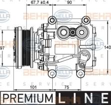 Hella 8FK351134221 - COMPRESOR JAGUAR S-TYPE(CCX)