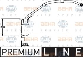 Hella 8FT351335001 - FILTRO DESHIDRATANTE JAGUAR X-TYPE