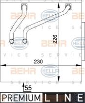 Hella 8FV351211141 - EVAPORADOR FORD FIESTA V/FUSION