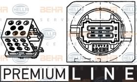 Hella 9ML351332261 - RESISTENCIA PEUGEOT 206(-AC) CLIMA