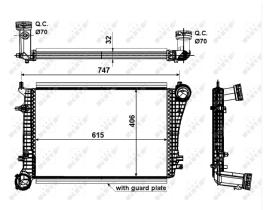 Nrf 30199 - INTERCOOLER VOLKSWAGEN