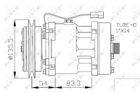 Nrf 32074 - COMPRESOR IVECO