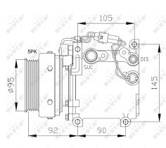 Nrf 32100 - COMPRESOR MITSIBISHI