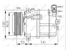 Nrf 32312 - COMPRESOR VECTRA C