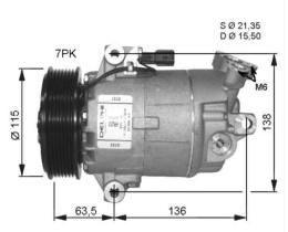 Nrf 32472 - COMPRESOR RENAULT GRAN SCENIC/SCENI