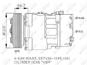 Nrf 32489 - COMPRESOR AUDI-SEAT-SKODA-VW