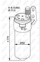 Nrf 33200 - FILTRO DESHIDRATADOR RENAULT