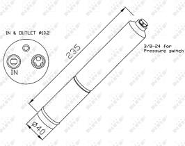 Nrf 33224 - FILTRO DESH.NISSAN-DAIHATSU ALMERA/