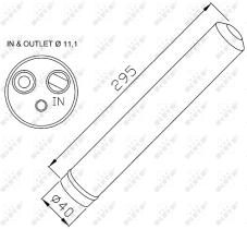 Nrf 33298 - FILTRO DESHIDRATADOR MERCEDES-VW