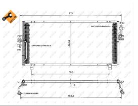 Nrf 35195 - CONDENSADOR NISSAN-DAIHATSU