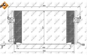 Nrf 35260 - CONDENSADOR CITROEN - PEUGEOT