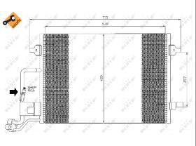 Nrf 35359 - CONDENSADOR VOLKSWAGEN PASSAT-VI