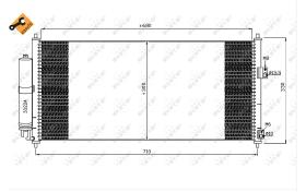 Nrf 35435 - CONDENSADOR TURISMOS NISSAN ALMERA