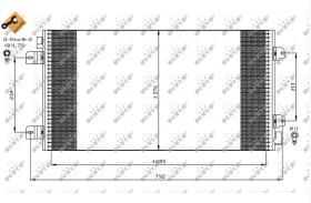 Nrf 35485 - CONDENSADOR RENAULT MASTER