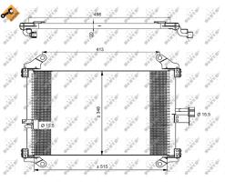 Nrf 35494 - CONDENSADOR ALFA-FIAT-LANCIA