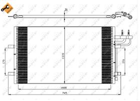 Nrf 35551 - CONDENSADORES FORD FOCUS 620X375X16