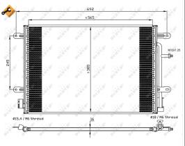 Nrf 35560 - CONDENSADORES AUDI-SEAT-SKODA-VW A