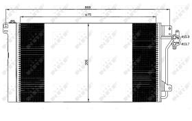 Nrf 35622 - CONDENSADOR AUDI-SEAT-SKODA-VW
