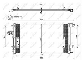 Nrf 35639 - CONDENSADOR VOLKSWAGEN