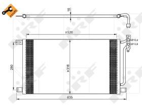 Nrf 35748 - CONDENSADOR BMW