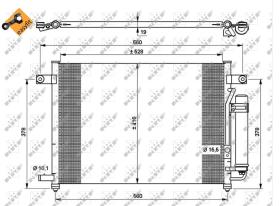 Nrf 35767 - CONDENSADOR DAEWOO-CHEVROLET