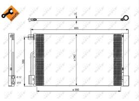 Nrf 35777 - CONDENSADORES FIAT-OPEL GRAN PUNT