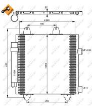 Nrf 35778 - CONDENSADOR CITROEN-PEUGEOT-TOYOTA