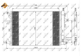 Nrf 35889 - CONDENSADOR VOLVO