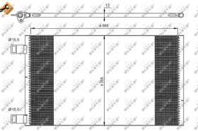 Nrf 35902 - CONDENSADORES RENAULT KANGOO 565X35