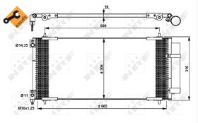 Nrf 35905 - CONDENSADORES CITROEN-PEUGEOT C5/C6