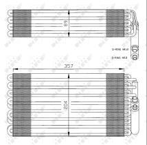 Nrf 36032 - EVAPORADORES MERCEDES W 140 0X0X0