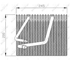 Nrf 36091 - EVAPORADOR RENAULT