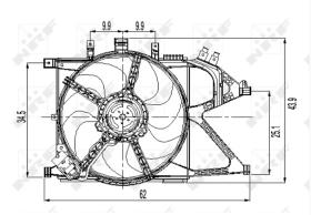 Nrf 47011 - VENTILADOR OPEL