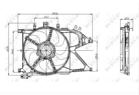 Nrf 47012 - VENTILADOR OPEL