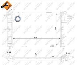 Nrf 503508 - RADIADOR ALUMINIO OPEL - VAUXHALL