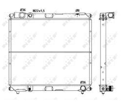 Nrf 50433 - RADIADOR COBRE SUZUKI