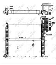 Nrf 50583 - RADIADOR ALUMINIO MERCEDES (LKW)