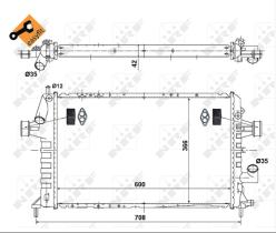 Nrf 506616 - RADIADORES Y CALEFACTORES OPEL ASTR