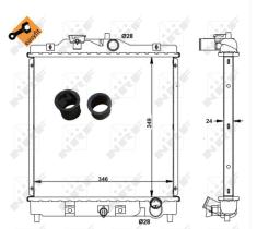 Nrf 506750 - RADIADOR HONDA CIVIC RANGE 1.3/1,5