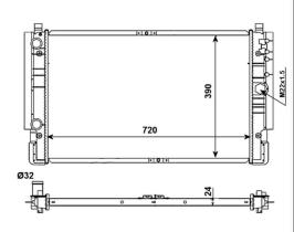 Nrf 509515 - RADIADOR VOLKSWAGEN TRANSPORTER II