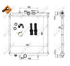 Nrf 509523 - RADIADOR ALUMINIO PEUGEOT