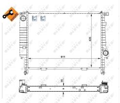 Nrf 509625 - RADIADOR ALUMINIO BMW