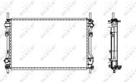 Nrf 509696 - RADIADOR ALUMINIO FORD