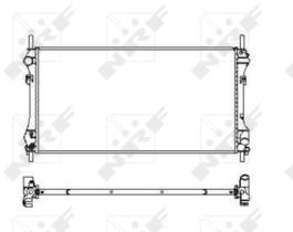 Nrf 509697 - RADIADOR ALUMINIO FORD