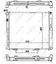 Nrf 516572 - RADIADOR ALUMINIO MERCEDES