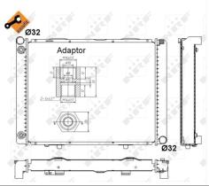 Nrf 52023 - RAD.Y CALEF.W201 190D 2.5