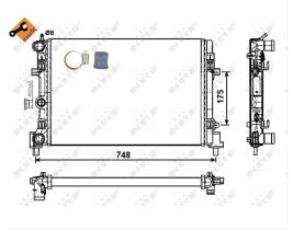 Nrf 53024 - RADIADORES Y CALEFACTORES SEAT IBIZ