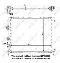 Nrf 53209 - RADIADOR ALUMINIO RENAULT