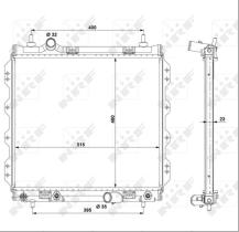 Nrf 53337 - RADIADOR ALUMINIO CHRYSLER