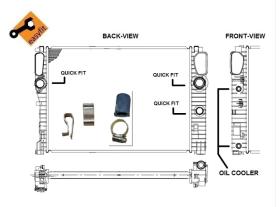 Nrf 53422 - RADIADOR ALUMINIO MERCEDES